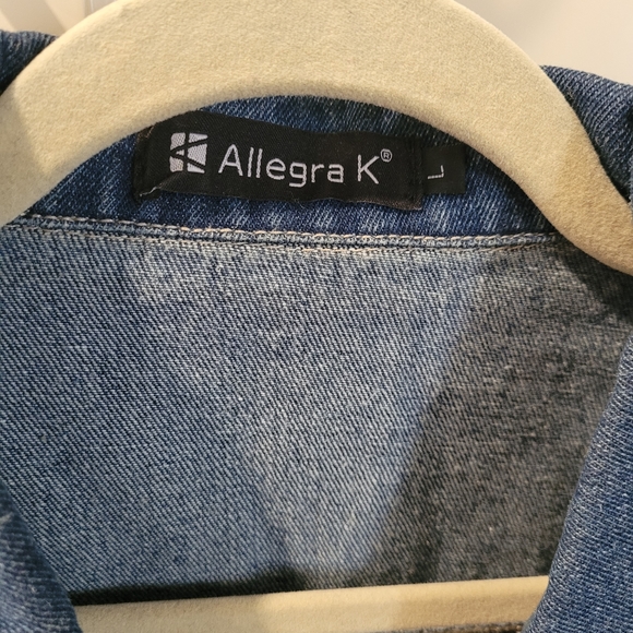 Denim Vest Distressed by Allegra K - Picture 6 of 10